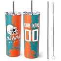 ANTKING Miami Tumbler 20oz Travel Mug Custom Name Number Gift