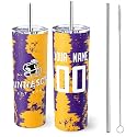 ANTKING Minnesota Tumbler 20oz Travel Mug Custom Name Number Gift
