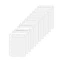 Antner 12PCS A7 Mini Binder Pockets 6-Hole No Zipper Budget Cash Envelopes Money Organizer for A7 6 Ring Binder Wallet, Clear Zipless Cash Stuffing Envelopes Planner Inserts Loose Leaf Filling Bags