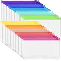 Antner 30PCS A6 Binder Pockets 6-Hole Budget Binder Inserts, 10 Assorted Color Zipper Pouch Folders Cash Stuffing Envelopes for Budgeting, Loose Leaf Filling Bags Money Organizer for A6 6-Ring Binders