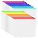 Antner 30PCS Letter Size Binder Pockets for 3 Ring Binder, 10 Assorted Colors Zipper Pouches Waterproof PVC Document Organizer File Folders 3-Hole Loose Leaf Insert Bags Page Sleeves Sheet Protectors