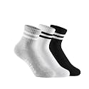 Antrop WoMen Quarter Crew Cotton Heel Tab Athletic Running Cushion Socks