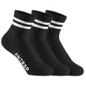 Antrop WoMen Quarter Crew Cotton Heel Tab Athletic Running Cushion Socks
