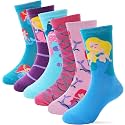 ANTSANG Kids Cotton Crew Socks for Girls Boys Toddler,Novelty Fashion Socks