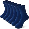 ANTSANG Kids School Athletic Sports Cotton Socks,Teen Girls Boys Crew Socks