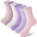 ANTSANG Kids School Athletic Sports Cotton Socks,Teen Girls Boys Crew Socks