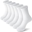 ANTSANG Kids School Athletic Sports Cotton Socks,Teen Girls Boys Crew Socks