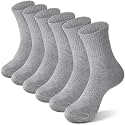 ANTSANG Kids School Athletic Sports Cotton Socks,Teen Girls Boys Crew Socks