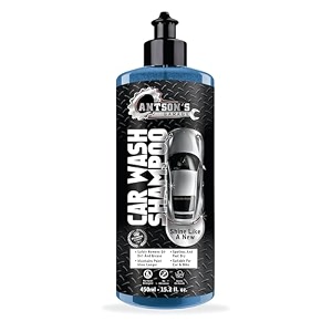 antson 450ml car amp bike premium liquid shampoo  extra suds removes tough dirt amp grime  ph neutral  works with bucket amp foam cannon washer car interior cleaner