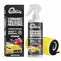 Antson Ceramic Polish Waxing for Car, Hydrophobic Spray with Extreme Gloss, Slickness &amp; UV Protection, Includes 1 Cloth, 1 Spray (Ciramic Polish),Multicolor