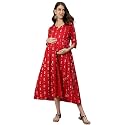 anubhutee Women39s Red Geometric Printed Maternity Flared