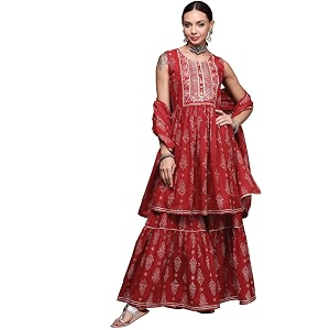 anubhutee Womens Cotton Kurta Sets
