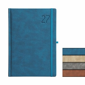 anupam blaze 2027 diary with dates 2027 daily planner full page per day with monthly calendar new year diary 2027 year planner 80 gsm size b5 25x17cm 365 days aesthetic book amp daily diary - blue