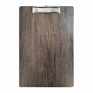 anupam duo exam board 6 mm thickn wooden clipboards hardboard with low profile clip standard a4 letter size wood clip boards for office school classroom supplies 36x24cm multicolour