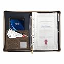 Anupam Multipurpose Portfolio Premium File Folders for Certificates, Documents Holder, Document Bag, Portfolio, Executive File | A4, 5 Leafs| Strong Zipper | Men & Women (Brown)