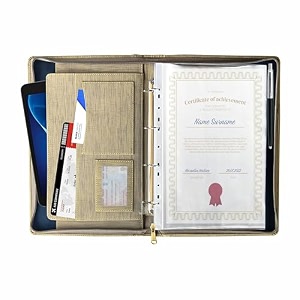 anupam multipurpose premium file folders for certificates documents holder document bag portfolio executive file legal size documents holder with 20 leafs cream pack of 1