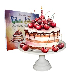 premium white metal cake stand  1134 round top  5534 tall pedestal  ideal for birthdays weddings amp celebrations