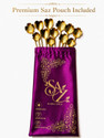 ANUSHRE 12 golden spoon Steel Coffee Spoon