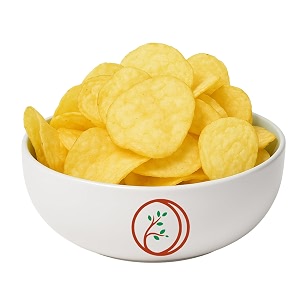 anuvan feel the utsav special namkeen  salted potato chips 500g aloo simple chips  salted potato wafers - 500gm