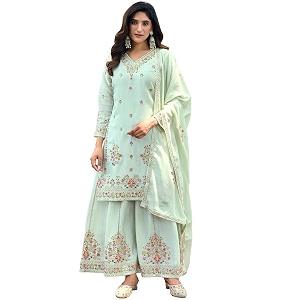 Anveri Textiles Premium Silk Embroidered Kurti with