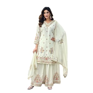Anveri Textiles Premium Silk Embroidered Kurti with