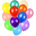Pack of 100 Multi Colour Latex Metallic HD Balloons 10" Inch Best for Happy Birthday Party Supplies, Theme Party Decoration, Anniversary, Wedding
