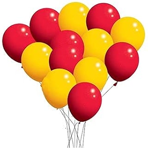 pack of 100 yellow red latex metallic hd balloons 1034 inch best for happy birthday party supplies theme party decoration anniversary wedding