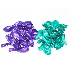 pack of 150 purple green latex metallic hd balloons 1034 inch best for happy birthday party supplies theme party decoration anniversary wedding