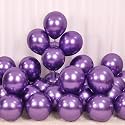 Pack of 150 Purple Latex Metallic HD Balloons 10" Inch Best for Happy Birthday Party Supplies, Theme Party Decoration, Anniversary, Wedding