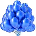 Pack of 200 Blue Latex Metallic HD Balloons 10" Inch Best for Happy Birthday Party Supplies, Theme Party Decoration, Anniversary, Wedding