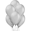Pack of 200 Golden, Silver Latex Metallic HD Balloons 10" Inch Best for Happy Birthday Party Supplies, Theme Party Decoration, Anniversary, Wedding