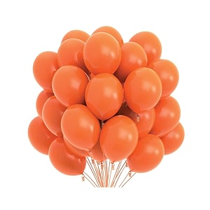 pack of 200 orange latex metallic hd balloons 1034 inch best for happy birthday party supplies theme party decoration anniversary wedding