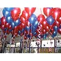 Pack of 200 Red, Blue Latex Metallic HD Balloons 10" Inch Best for Happy Birthday Party Supplies, Theme Party Decoration, Anniversary, Wedding