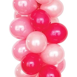 pack of 200 red pink latex metallic hd balloons 1034 inch best for happy birthday party supplies theme party decoration anniversary wedding