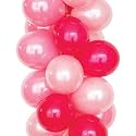 Pack of 200 Red, Pink Latex Metallic HD Balloons 10" Inch Best for Happy Birthday Party Supplies, Theme Party Decoration, Anniversary, Wedding