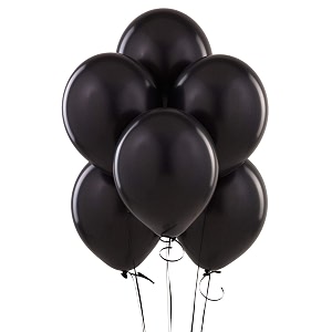 pack of 25 black latex metallic hd balloons 1034 inch best for happy birthday party supplies theme party decoration anniversary wedding