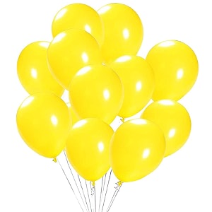 pack of 25 yellow latex metallic hd balloons 1034 inch best for happy birthday party supplies theme party decoration anniversary wedding