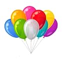Pack of 250 Multi Colour Latex Metallic HD Balloons 10" Inch Best for Happy Birthday Party Supplies, Theme Party Decoration, Anniversary, Wedding