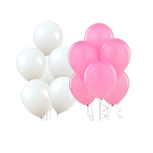 pack of 250 pink white latex metallic hd balloons 1034 inch best for happy birthday party supplies theme party decoration anniversary wedding