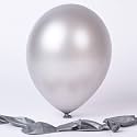 Pack of 250 Silver Latex Metallic HD Balloons 10" Inch Best for Happy Birthday Party Supplies, Theme Party Decoration, Anniversary, Wedding