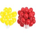 Pack of 30 Yellow, Red Latex Metallic HD Balloons 10" Inch Best for Happy Birthday Party Supplies, Theme Party Decoration, Anniversary, Wedding