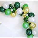 Pack of 40 Golden, Green, White Latex Metallic HD Balloons 10" Inch Best for Happy Birthday Party Supplies, Theme Party Decoration, Anniversary, Wedding