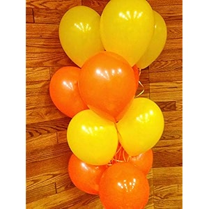 pack of 40 orange yellow latex metallic hd balloons 1034 inch best for happy birthday party supplies theme party decoration anniversary wedding