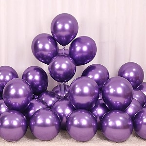 pack of 40 purple latex metallic hd balloons 1034 inch best for happy birthday party supplies theme party decoration anniversary wedding