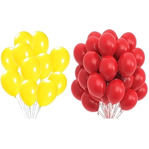 pack of 40 yellow red latex metallic hd balloons 1034 inch best for happy birthday party supplies theme party decoration anniversary wedding