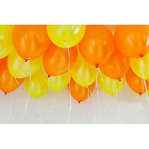 pack of 50 orange yellow latex metallic hd balloons 1034 inch best for happy birthday party supplies theme party decoration anniversary wedding