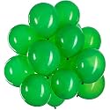 Pack of 60 Green Latex Metallic HD Balloons 10" Inch Best for Happy Birthday Party Supplies, Theme Party Decoration, Anniversary, Wedding
