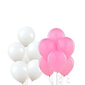 pack of 60 pink white latex metallic hd balloons 1034 inch best for happy birthday party supplies theme party decoration anniversary wedding