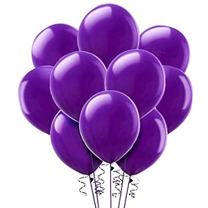 pack of 60 purple latex metallic hd balloons 1034 inch best for happy birthday party supplies theme party decoration anniversary wedding