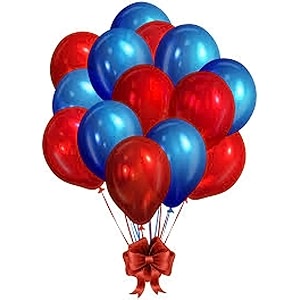 pack of 60 red blue latex metallic hd balloons 1034 inch best for happy birthday party supplies theme party decoration anniversary wedding